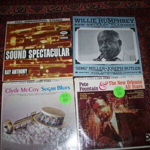 4pc Jazz Pete Fountain Ray Anthony Humphrey Pete Fountain LP Vinyl Record Albums